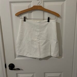 White Zara Skort